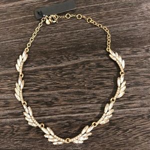 J.Crew - Feather design necklace (new)